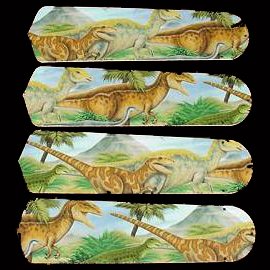 Ceiling Fan Designers 42SET-KIDS-DDTJ Dinosaurs T-Rex Jurassic 42 in. Ceiling Fan Blades Only