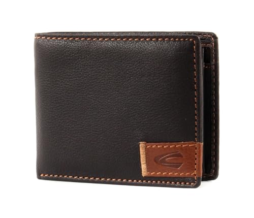 camel active Men Coin Pouch, Brown, 11x2x8,5