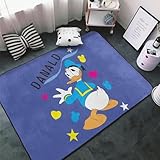 ドナルドダック ラグ カーペット 洗える ラグマット 滑り止め付 …