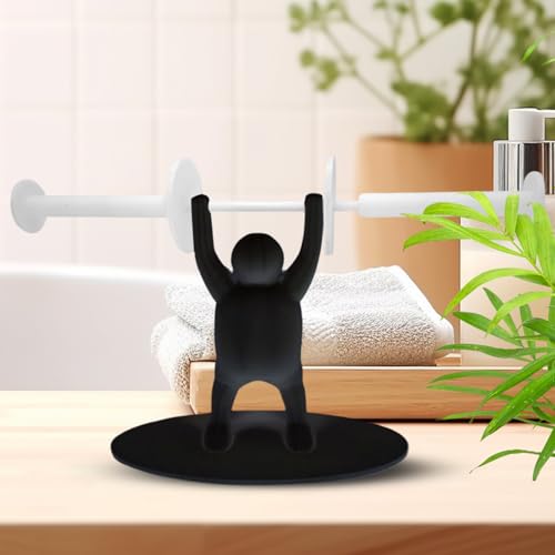 Soporte para toallas de papel resistente con diseño de levantamiento de pesas 4