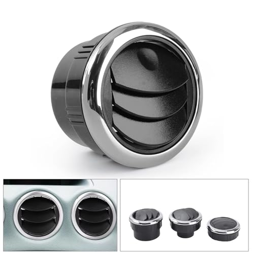 Rejilla de aire acondicionado para coche: soluci[o]n universal de 80mm para salpicadero 4