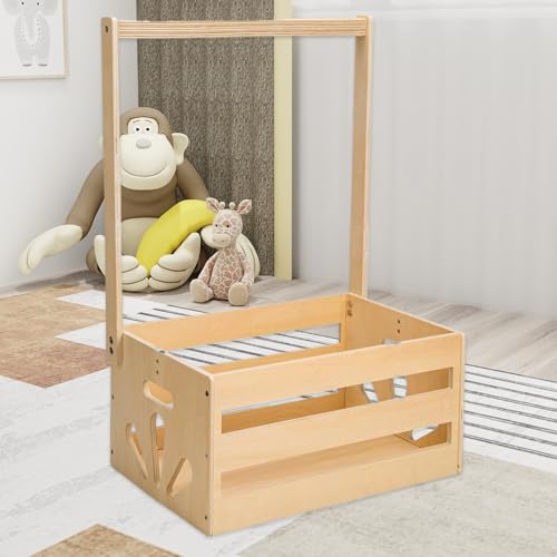 Baúl para Shower y armario de madera para accesorios de bebé en casa 4