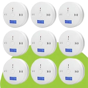 Jria JriA-CHN204-UK Detektor Tlenku Węgla 9 szt.