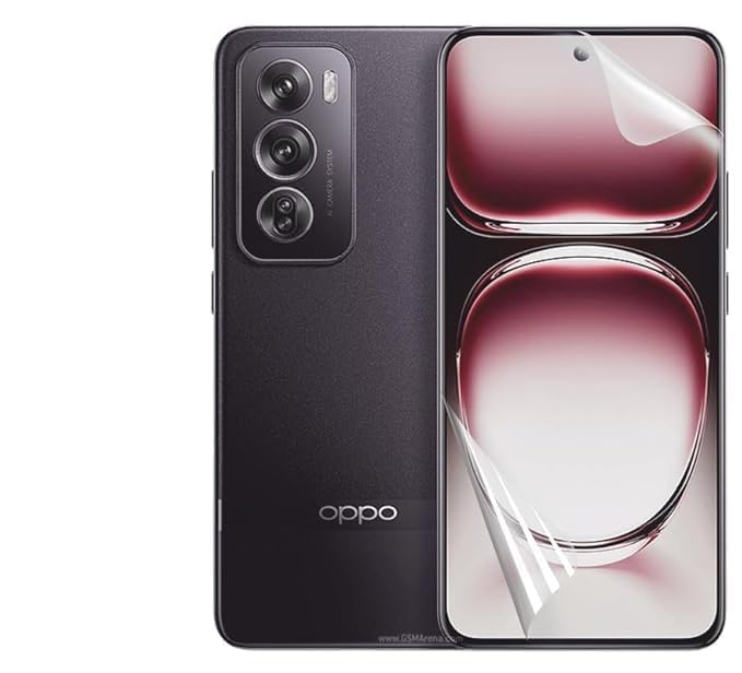 Image of BLACKSHEEP Matte Screen Protector for Oppo Reno 12 Pro 5G / Oppo Reno 12 (Pack of 1) Membrane Case Friendly Full Edge to Edge Screen Coverage & Installation Kit