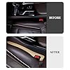 IHOTDER Super Flexible Car Seat Gap Filler,Durable Car Organizer Between Seats for Tightly Filling Seat Gaps,Universal CCar Side Seat Gap Filler CCar Accessories for Women & Men (Beige/2PCS)… #4