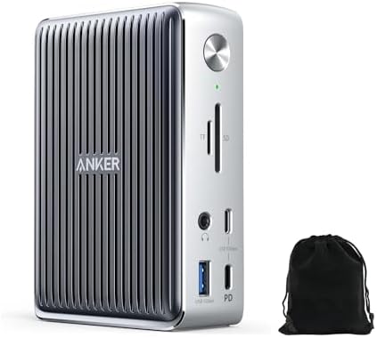 Station D'accueil Anker Prime 14-en-1 Triple Affichage - Ports USB-C 140W, écran Intelligent, DisplayLink, 8K