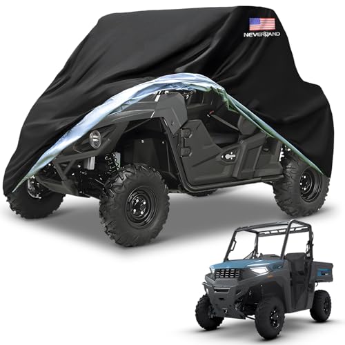 Image of NEVERLAND UTV Covers Heavy Duty, 300D UTV Cover 2-3 Seater All-Weather Protection, Side by Side Cover Waterproof Outdoor Compatible with Honda Pioneer Polaris Ranger 114 inchx 65 inchx 73 inch (American Flag)