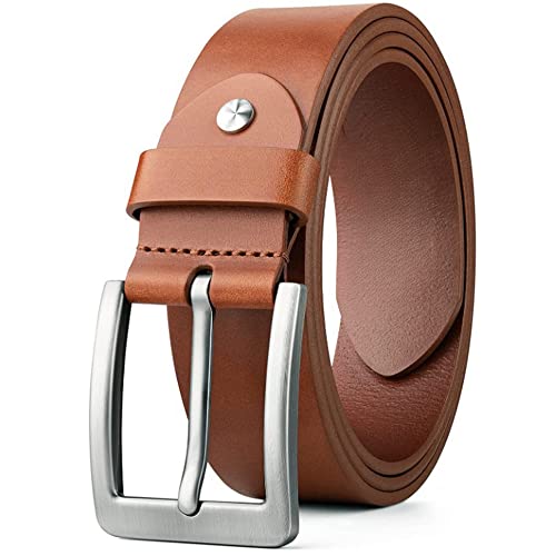 ZORO Men's Genuine Leather Belt for Men | Black,Brown,Tan