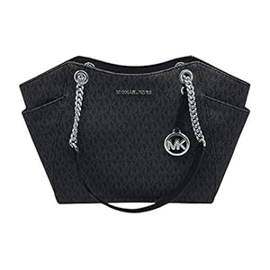 Michael-Kors-Womens-Jet-Set-Travel-Large-Chain-Shoulder-Bag Michael Kors Women's Jet Set Travel Large Chain Shoulder Bag No Size (Black/Black)