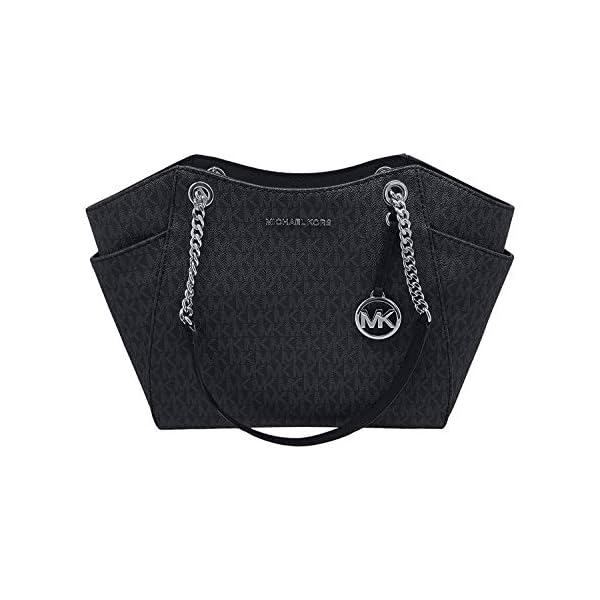 Michael-Kors-Womens-Jet-Set-Travel-Large-Chain-Shoulder-Bag Michael Kors Women's Jet Set Travel Large Chain Shoulder Bag No Size (Black/Black)