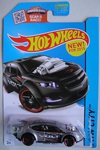 Hot Wheels HW City Silver Super Volt 2015 1:64 miniatura 1