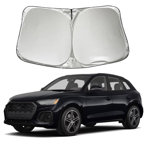 SZYUCHEN Car Windshield Sun Shade Sunshade Compatible with Audi Q5 SQ5 2026 2025-2018 Q5/SQ...