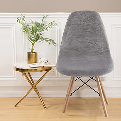 Topchances TP121212 Stretch Shell Chair Cover,Mid Century Chair Covers Velvet Accent Chair Covers,Armless Chair Slipcovers Washable Chair Protector thumb #1