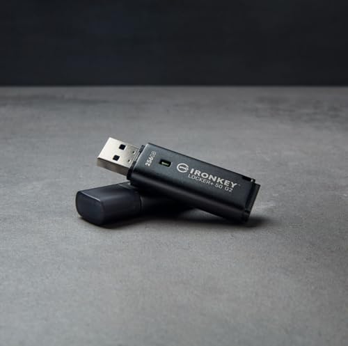 Image of Kingston Ironkey Locker+ 50 G2 32GB Encrypted USB Drive | FIPS 197 | AES-XTS Protection | Multi-Password Security | USB 3.2 Gen 1 | IKLP50G2 /32GB