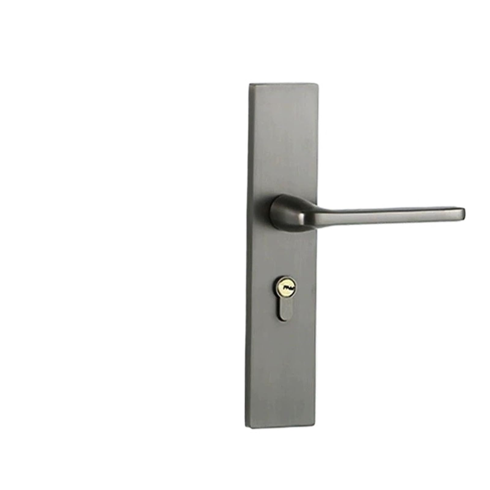 Zonshjdkr One Color Black Household Zinc Alloy Indoor Solid Wood Handle Door Lock Bedroom Silent Magnetic Hardware 20 Pieces(Gun Gray Large 50 Magnetic)
