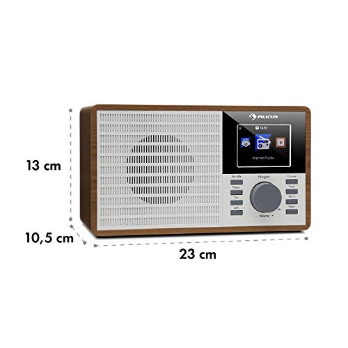 image for auna IR-160 Internet Radio - Radio Alarm, Digital Radio, WLAN, MP3/WMA