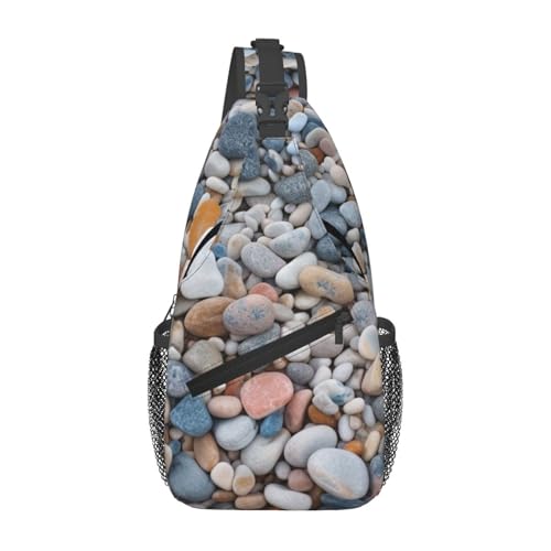 Bolso cruzado estilo sling para hombres y mujeres negro