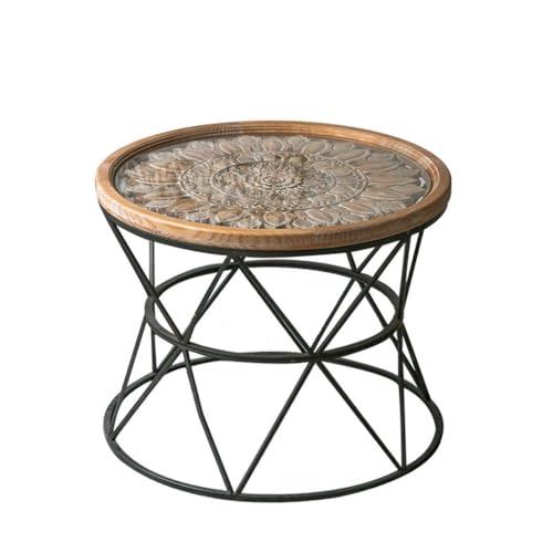 Table basse légère de luxe en bois massif pour sublimer les petits salons