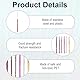 Menibeuty 6Pcs Hair Tinsel, Bunte Haarsträhnen Kinder Haar Lametta, Tinsel Hair Extensions, Glitzer Haarsträhnen, bunte Haardekorationen