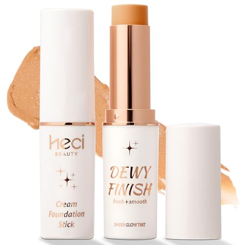 Tinted Foundation Stick, Balm to Cream Foundation with Light to Medium Coverage, Infused with Hydrating Ingredients, Medium 03, 0.25 oz