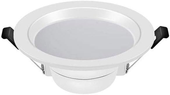 Recessed Office Indoor Decoration Wash Wall Lamps Flat Spotlights Lingt Recessed LED Ceiling Light White Matt Downlight Mounting Frame Aluminium Fire Rated Energy Saving Spot Lights Integrated