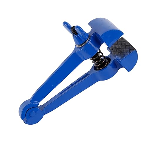 Pince à main serrer polyvalent Holibanna petit étau fixe bleu - 2