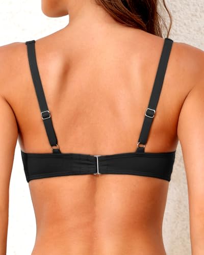 Women Underwire Bikini Top - 2025 Push Up Swimsuit Tops Padded Bra Bathing Suit2