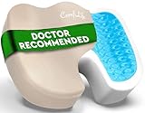 ComfiLife Premium Gel & Memory Foam Seat Cushion – Doctor Recommended Office Chair Cushion, Car Seat Cushion – Chair Cushions for Back & Sciatica Pain Relief – Seat Cushions for Office & Desk (Beige)