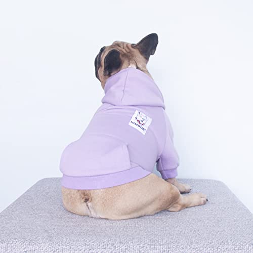 iChoue Moletom com capuz French Bulldog Frenchie para cães pug inglês Boston Terrier Bully Pitbull C