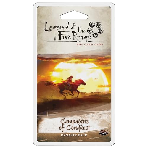 Fantasy Flight Games , Legend of The Five Rings LCG: Campaigns of Conquest Dynasty Pack, Card Game, 2 Players, Ages 14+, 45 to 90 Minute Playing Time