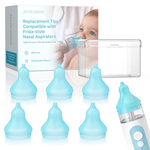Image of Nasal Aspirator Replacement Tips Compatible with Frida Baby Nose Sucker