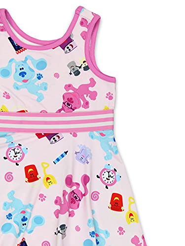 Blue's Clues & You Baby Toddler Girls Fit and Flare Ultra Soft Dress4