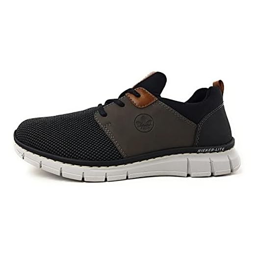 Rieker Herren B6313 Sneaker, blau / 14, 41 EU 4 Rieker Herren B77A6 Sneaker, schwarz / 00, 42 EU