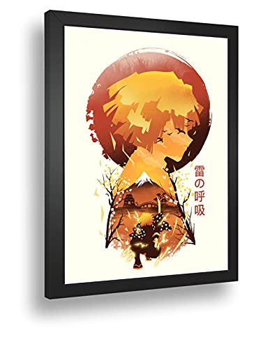 Quadro Decorativo Poster Demon Slayer Anime Shonem