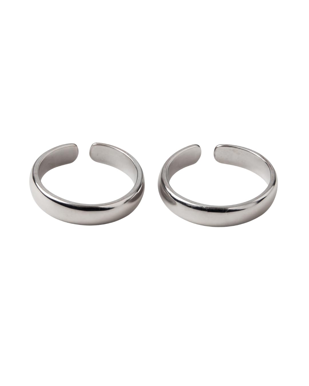 Evergreen Classic 925 Pure Silver Toe Rings | Adjustable Toe Rings for Women | Anniversary Gift for Wife | Minimal Jewellery-image-7