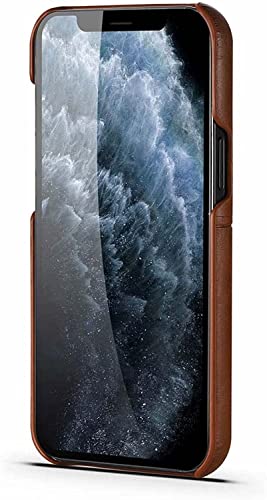 Housse iPhone SE 2022 en cuir véritable noir avec porte-carte intégré