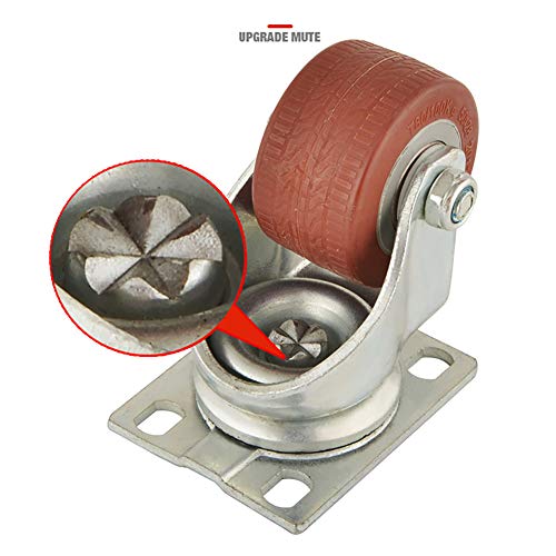 Roulettes de meuble robustes pivotantes universelles avec frein