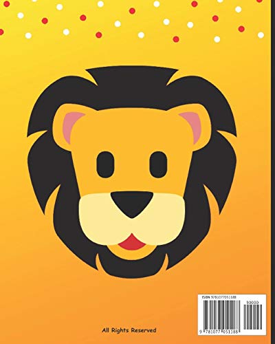 Cute Animal Coloring Book: Coloring Books for Kids and Toddlers, Cute Animals Coloring (Lion, Tiger, Elephant, Rhino and other animals), Activity Book For Kids Ages 2-4, 4-8, Boys and Girls image 4