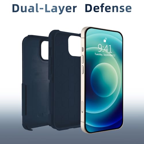 Coque iPhone 14 Plus intégrale et antichoc de couleur bleu foncé