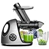 Juicer Machines, Cold Press Juicer Machine 3 inches Wide Chute, Vividmoo Masticating Juicer, Celery Juicers with Reverse Function & Quiet Motor, High Yield Juice Extractor, Recipe for Vegetables and Fruits, Grey Juicer Machines, Cold Press Juicer Machine 3 inches Wide Chute, Vividmoo Masticating Juicer, Celery Juicers with Reverse Function & Quiet Motor, High Yield Juice Extractor, Recipe for Vegetables and Fruits, Grey