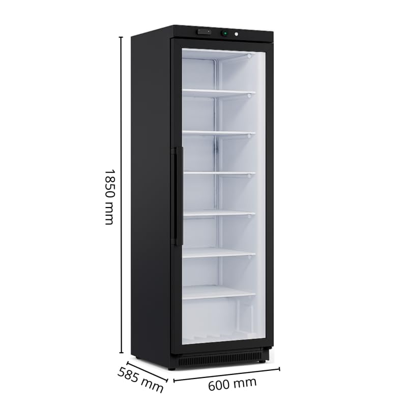 Générique Armadio refrigerato negativo 400 litri - Congelatore professionale porta vetrata