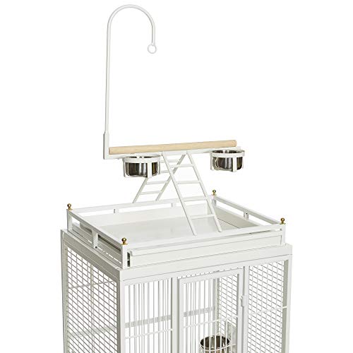 Image of MidWest Homes for Pets Avian Adventures Nina Playtop Bird Cage