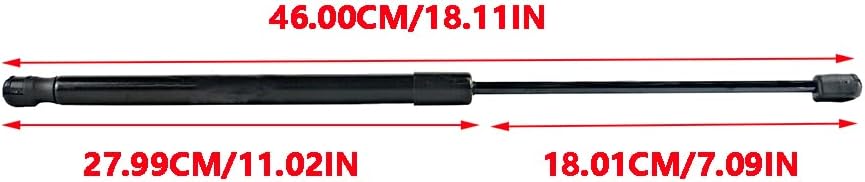 OD6100305, Front Hood Bonnet Lift Supports Shock Struts, Compatible with Mercedes-Benz E320 1995-2003 E430 1998-2002 E55 AMG 1999-2002 E300 1995-1999 E420 1997