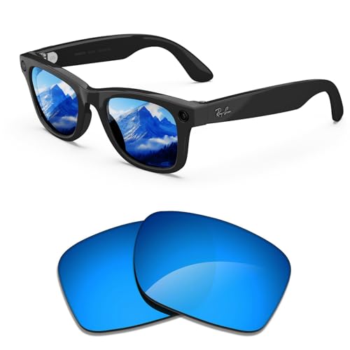Replacement Polarized Lenses Compatible with Ray-Ban Meta Wayfarer RW4006/(Gen 2) RW4012 50mm& RW4008 RW4012 53mm