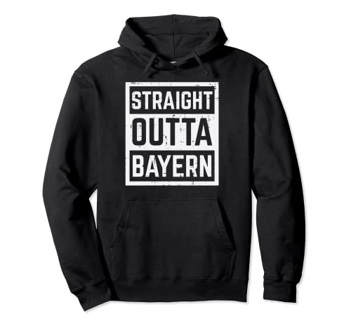 Straight Outta Bayern Bavarian Oktoberfest Hombres Mujeres Niños Sudadera con Capucha