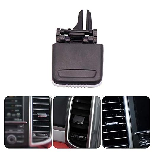 YSHtanj - Clip de salida de aire para interior de la rejilla de ventilación, accesorio de clip para la rejilla de ventilación de la rejilla de ventilación para Porsche Cayenne, color negro