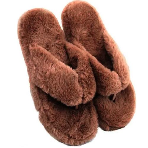 bhains ki ankh Flip-Flops & Slippers Indoor Non-Slip Soft Thong Fur Flip-Flop And Slippers For Women-picture-10