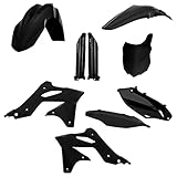 Acerbis Full Plastic Kit Black for Kawasaki KX250F 2013-2016