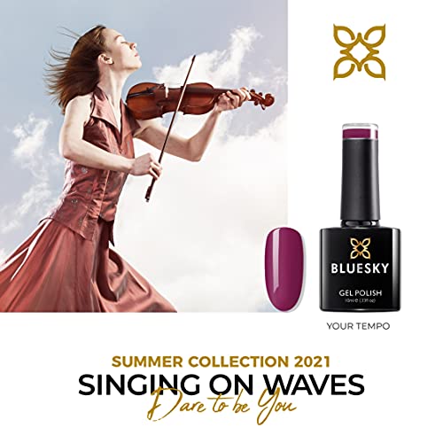 Bluesky Gel-Nagellack, Sommerkollektion 2021, Ihr Tempo Ss2120, 10 ml, lila, hell (erfordert Aushärten unter LED oder UV… – Bild 3