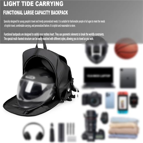 Mochila para Motocicleta ADV350 grande y multiusos para casco 3